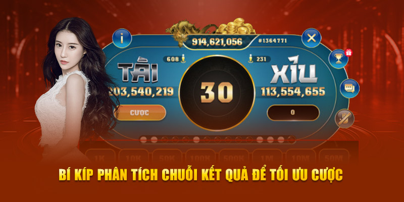 Mẹo phân tích dãy kết quả nhằm tối ưu chiến lược cược.